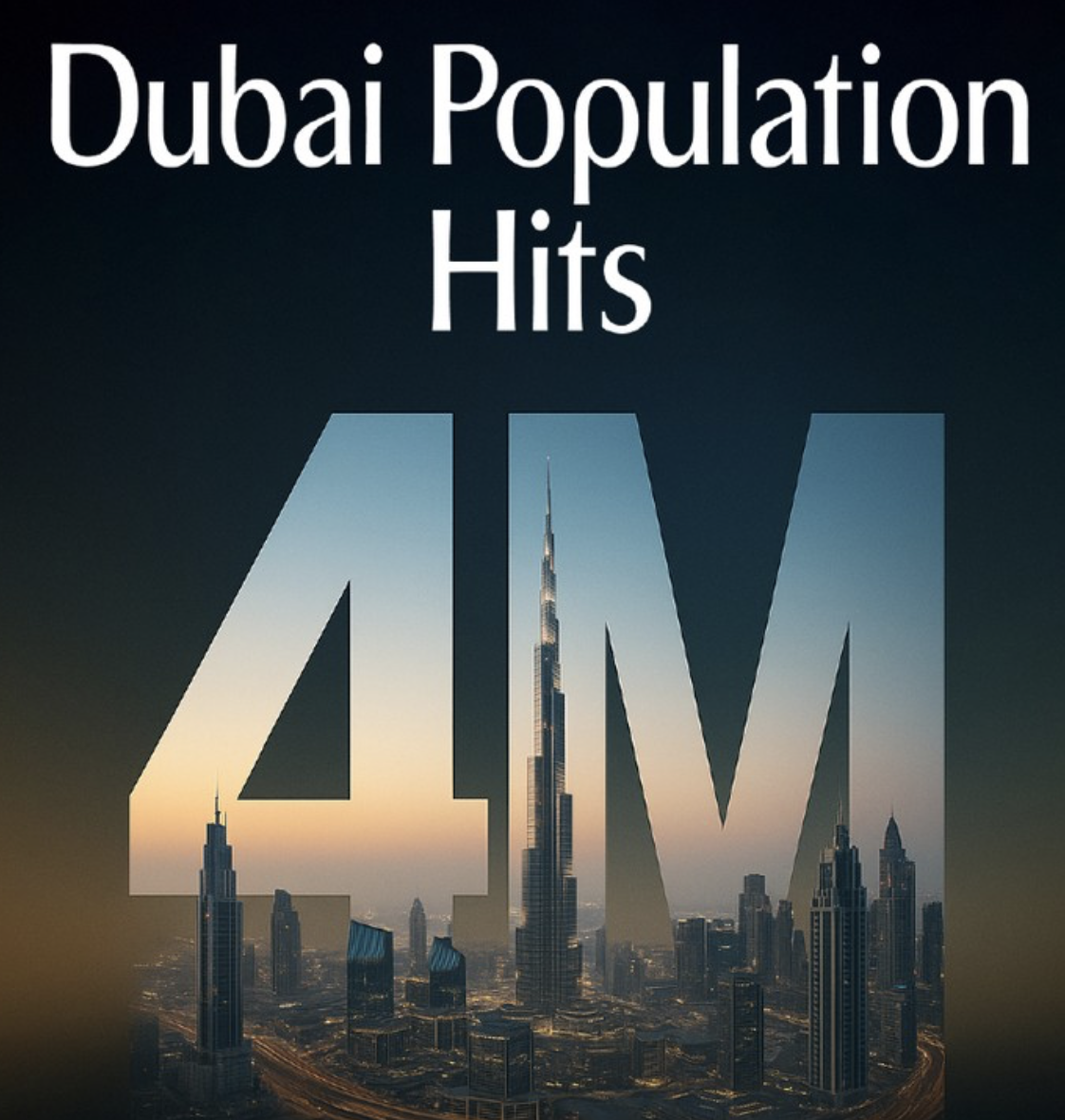 Dubai’s Population Crosses 4 Million in 2025