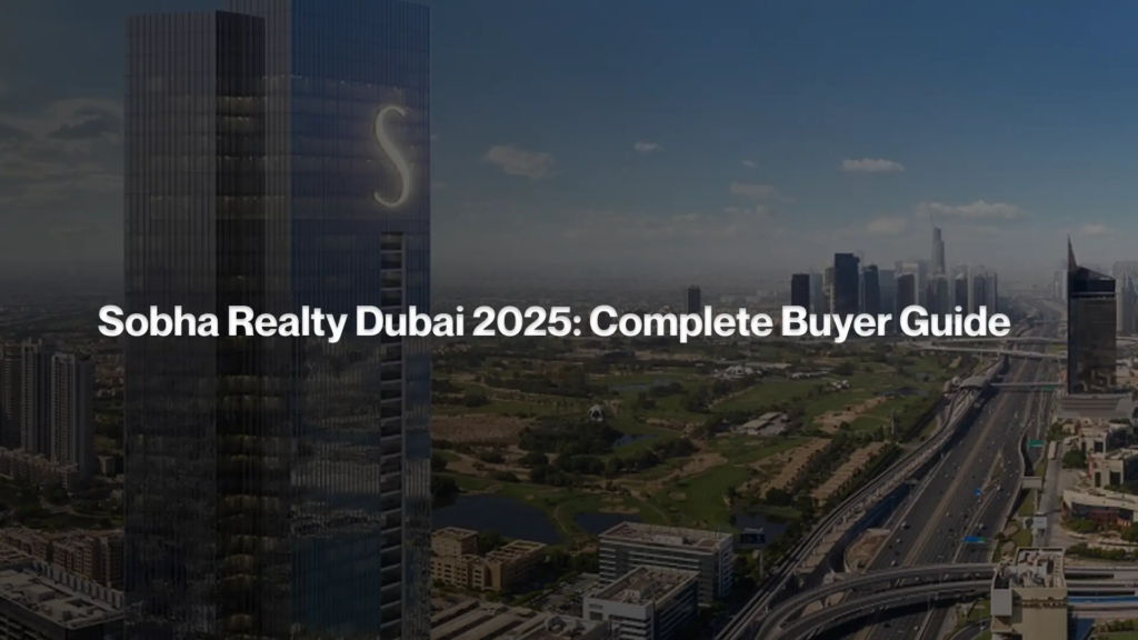 Sobha Realty Dubai 2025