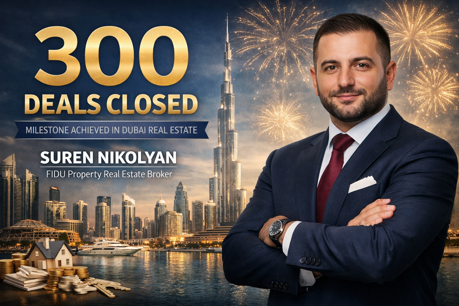 300+ Deals Closed in Dubai Real Estate