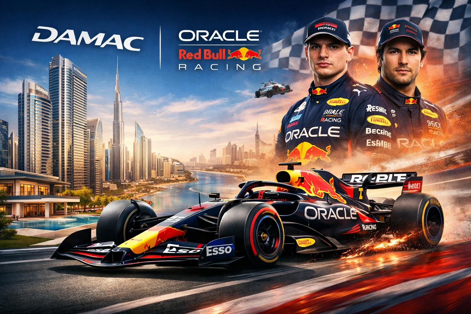 Racing through Dubai's luxury skyline