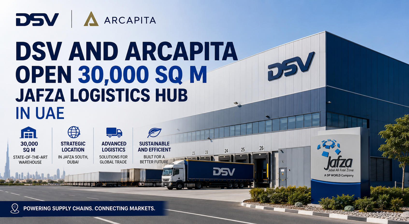 DSV and Arcapita logistics hub unveiling