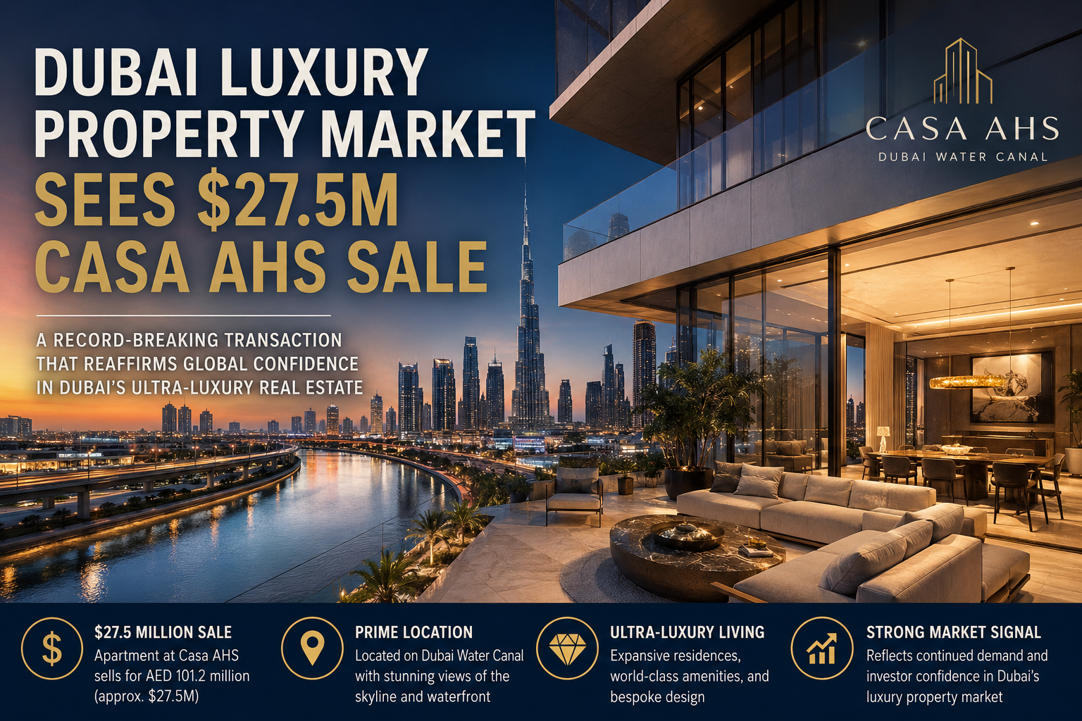 Dubai luxury property market boom
