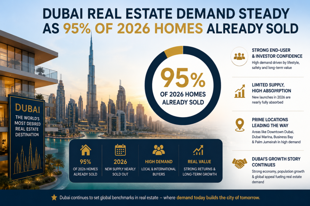 Dubai real estate demand on the rise