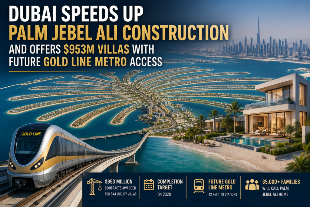 Dubai speeds up Palm Jebel Ali development