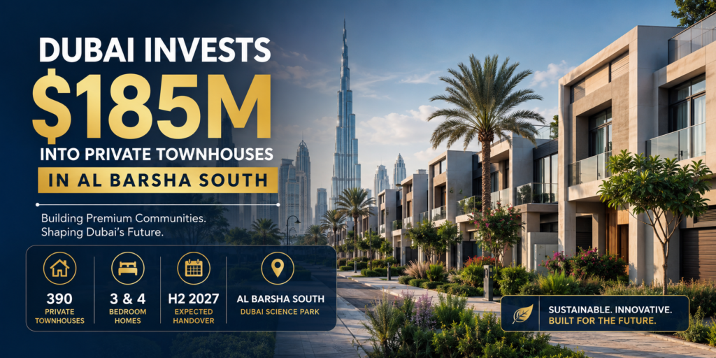 Dubai townhouse development announcement