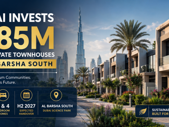 Dubai townhouse development announcement