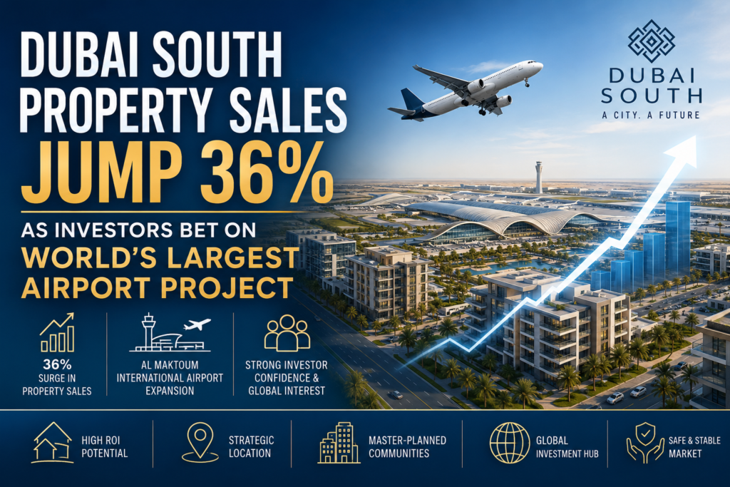 Dubai South property sales surge 36%