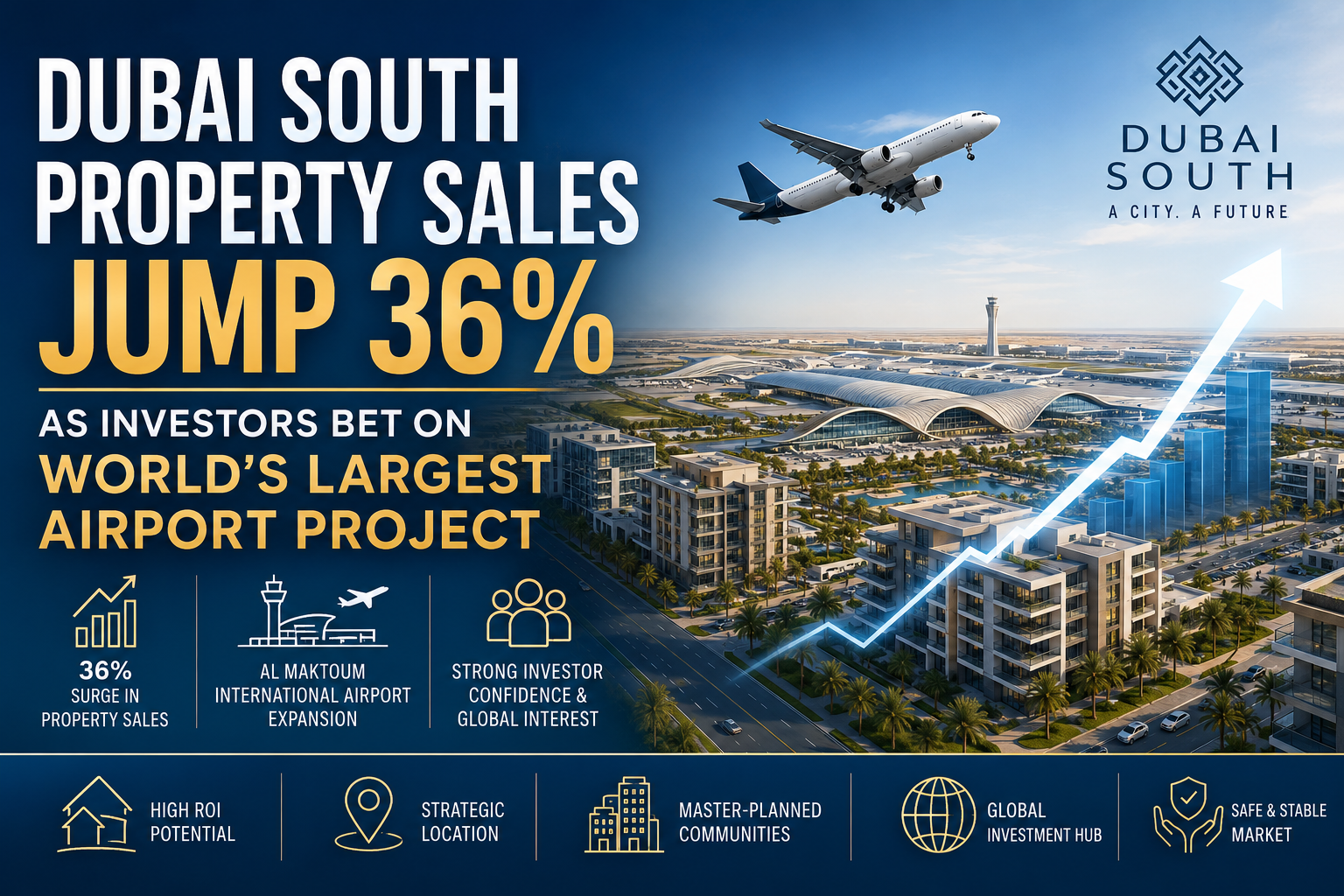 Dubai South property sales surge 36%