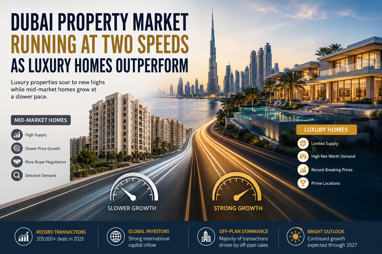 Dubai property market two-speed growth