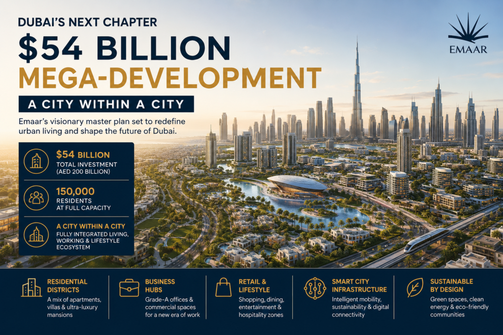 Dubai’s $54 billion mega-development vision