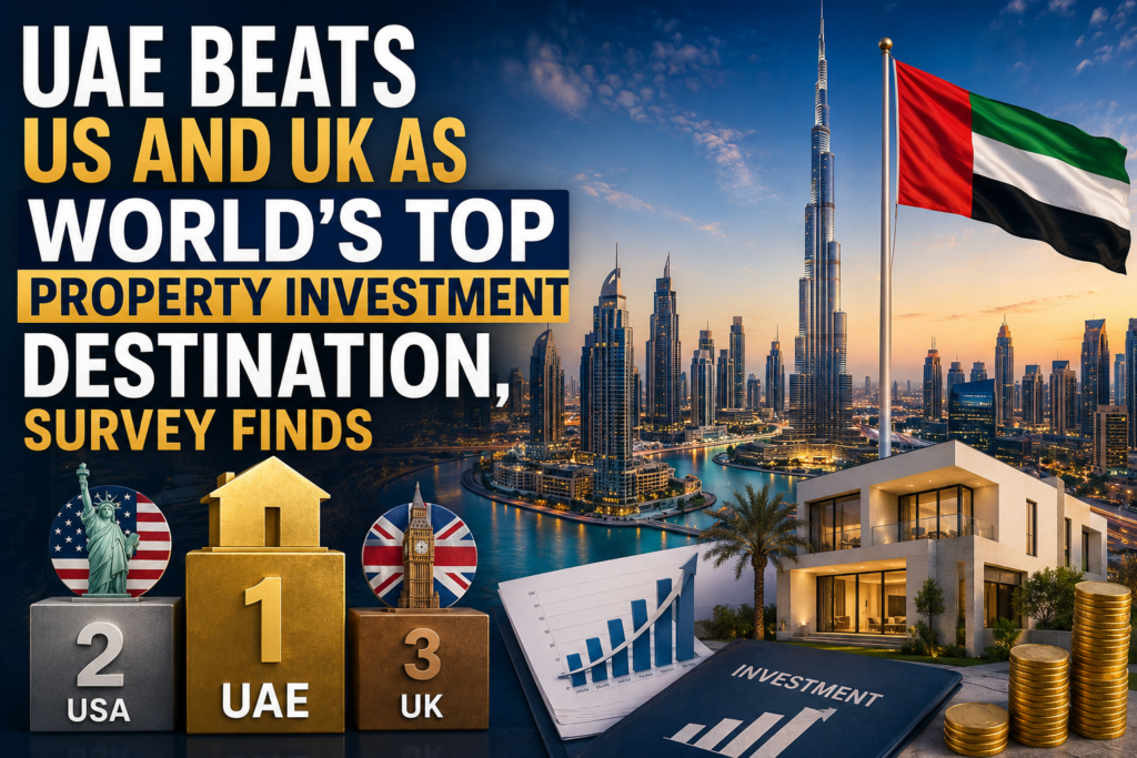 UAE ranked top for property investment