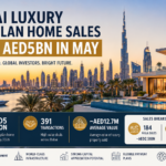 ubai luxury real estate at sunset