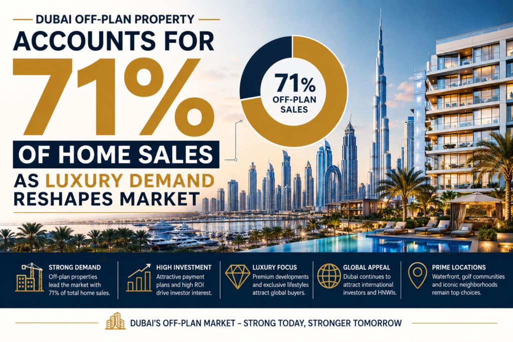 Dubai Off-Plan Market at 71%