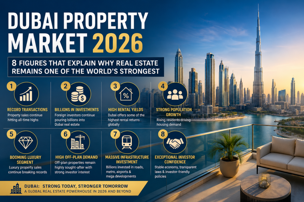 Dubai Property Market 2026 Infographic