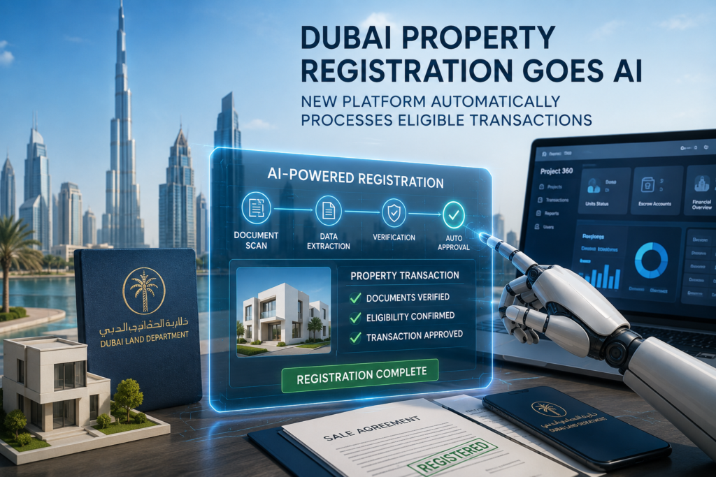 Dubai AI Property Registration Interface