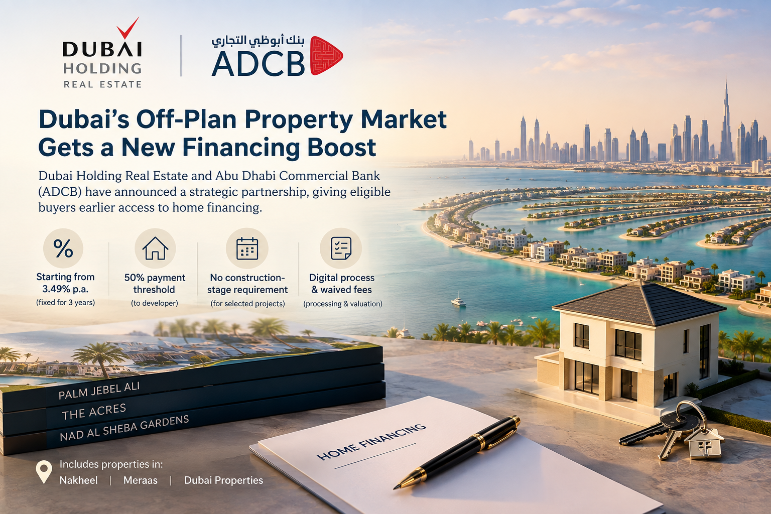 Dubai Off-Plan Home Financing Boost