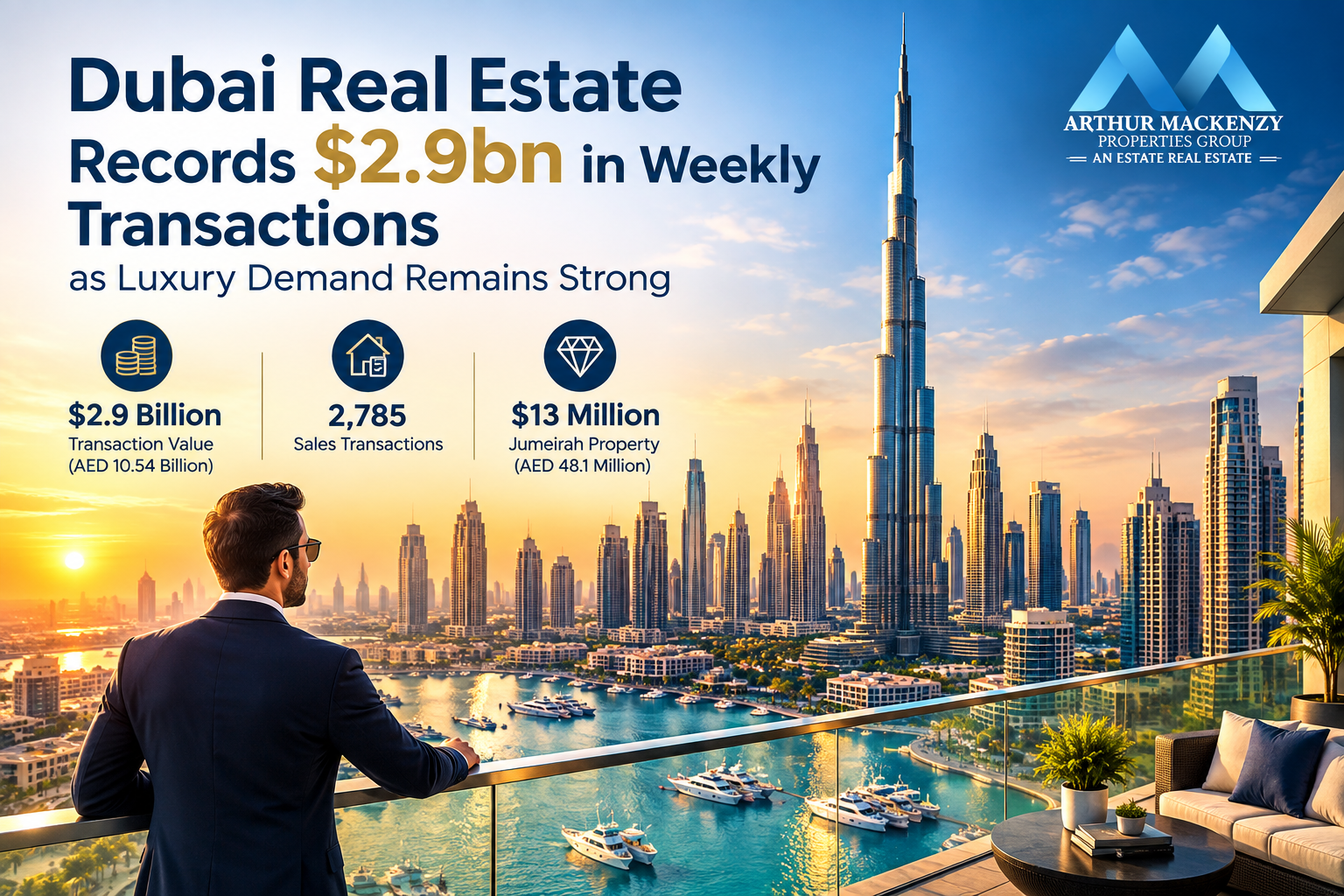 Dubai Real Estate Records $2.9bn
