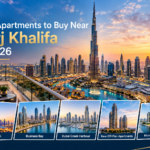 Dubai Sunset Real Estate Panorama