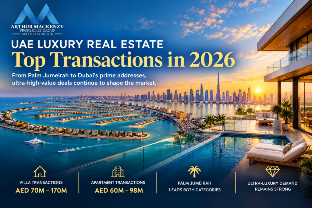 Dubai Luxury Real Estate_ Top 2026 Transactions